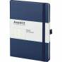 Книга записная Partner Prime, 145*210, 96 л, клетка, синяя