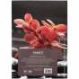 Книга записная твердая обл. А5, 96 л., клет.,  Red&Black Flower