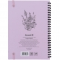 Блокнот на спирали карт. обл., А5, 80 л., кл.,OS, Pink Roses