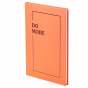 Книга записная твердая обл. А5, 96 л., клет.,  Do more