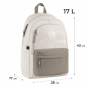 Рюкзак GoPack Education Teens 141L Бежевый, коричневый