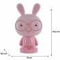 Светильник-ночник LED с аккумулятором Bunny, розовый