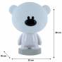 Светильник-ночник LED с аккумулятором Bear, белый