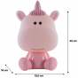 Светильник-ночник LED с аккумулятором Unicorn, розовый