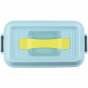 Ланчбокс двойной с наполнением 2000 мл, синий