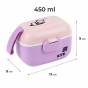 Ланчбокс 450 мл, фиолетовый