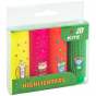 Маркер Highlighter, Kite, набір 4-х, неон