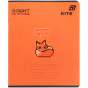Тетрадь 18 л., лин., софт-тач + УФ лак, Kite One color