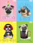 Блокнот на пружині зверху, А-6, 40 арк., PUPPIES, картонна обкладинка, KIDS Line