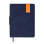 Щоденник недат. VERONA, A5, синій, штуч. шкіра/поролон, 336 стор