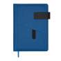 Щоденник недат. GALAXY, A5, синій, штуч.шкіра/поролон, 336 стор