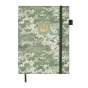 Щоденник недат. MILITARY, A5, світло-зелений, штуч.шкіра, 336 стор