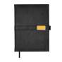 Щоденник недат. LEROY, A5, чорний, штуч.шкіра, 336 стор