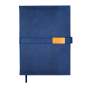 Щоденник недат. LEROY, A5, синій, штуч.шкіра, 336 стор
