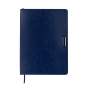Щоденник недат. SALERNO, L2U, А4, синій, штуч.шкіра, 336 стор