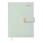 Щоденник датов. 2026 NUDE, A5, світло-зелений, штуч.шкіра