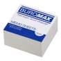 Блок білого паперу для нотаток, 90х90х40мм,не склеєний