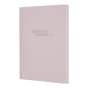 Записна книжка MORANDI STYLE, А5, 80 арк., клітинка, офсет крем, тв. лам. обкладинка, пудрова