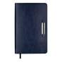 Щоденник недат. SALERNO, A6, синій, штуч. шкіра, 336 стор