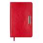 Щоденник недат. SALERNO, A6, червоний, штуч. шкіра, 336 стор