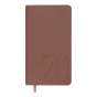 Щотижневик  датов. 2026 кишеньк. MORANDI STYLE , 85*153, мідний, штуч. шкіра