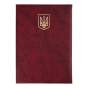 Папка "Герб", А4+, балакрон, бордо