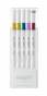  Лайнер uni EMOTT 0.4мм fine line, Retro Color, 5 кольорів