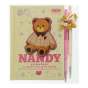 Набір 4 - BEAR TOY блокнот А6, 64 л., клітинка + 2 кулькові ручки автоматичні, KIDS Line