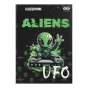 Щоденник шкільний UFO, В5, 40арк, тверд. обкл., мат. ламінація + виб.УФ-лак і тисн.фольгой, KIDS Line