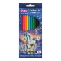 Олівці кольорові UNICORN, тригранний корпус, 12 кольорів