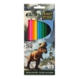 Олівці кольорові DINO, тригранний корпус, 12 кольорів