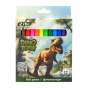 Фломастери, 12 к., DINO, KIDS Line