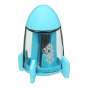 Точилка з ластиком  SPACESHIP з контейнером, 1 отв. пл. корпус, 1 шт в бліс, KIDS Line