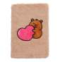 Блокнот плюшевый CAPYBARA 9, А5, 80 л., клетка, ассорти, KIDS Line