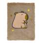Блокнот плюшевий CAPYBARA 25, А5, 80 арк., клітинка, асорті, KIDS Line