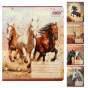 Зошит учнівський шкільний HORSES, 24арк., лінія, KIDS LINE