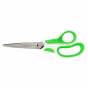 Ножиці Shell, 18 см, біло-салатові