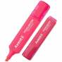 Маркер Highlighter 2537-A, 1-5 мм клиноподібний, рожевий (12шт)