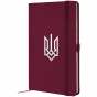 Книга записна Partner, 125*195, 96арк, кліт, винна, Герб