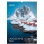 Календар настінний А3 2026 р., Landscapes