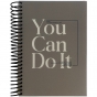 Блокнот с разделителями, А5, 120л, клет, You can do it