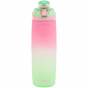 Пляшечка для води 760 мл, рожево-салатова